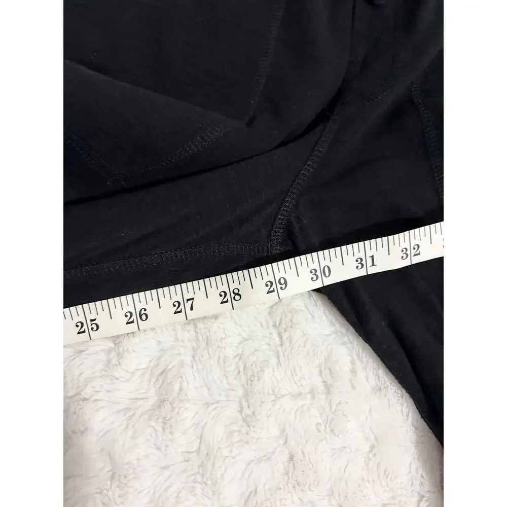 J. Crew Men's Black Duo Knit Slub Cotton Lounge Comfort Pajama Jogger Pants S
